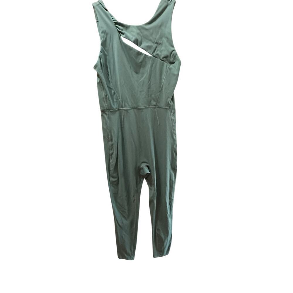 Free People Movement Blue Never Better One Piece Athleisure Jumpsuit Size Large